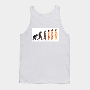 Stages in female human evolution (E436/0037) Tank Top